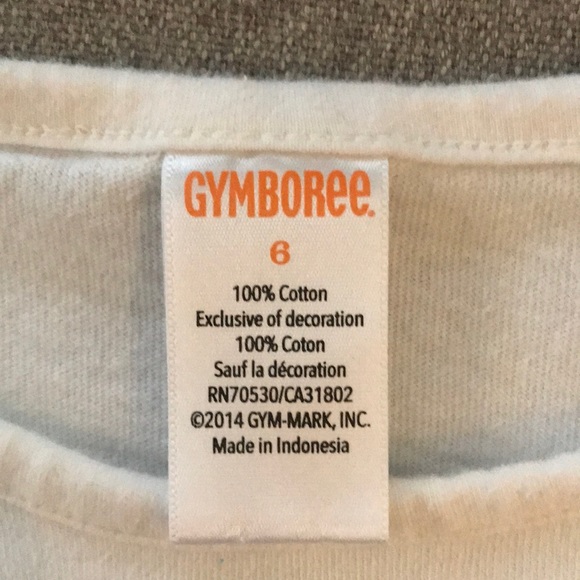 Gymboree white long sleeve shirt size 6 - Picture 4 of 4